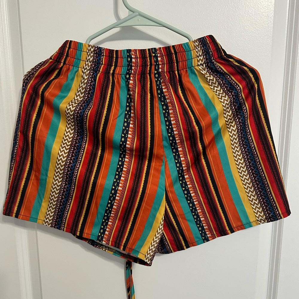 Colorful Striped Two-Piece Set - Picture 7 of 8